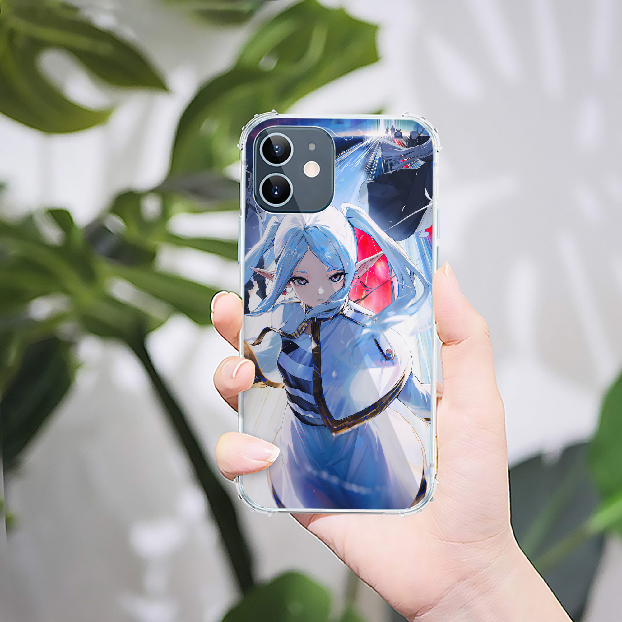 （画像用） 葬送のフリーレン Frieren 【iPhone 12シリーズ対応】透明スマホケース（クリアソフトケース）